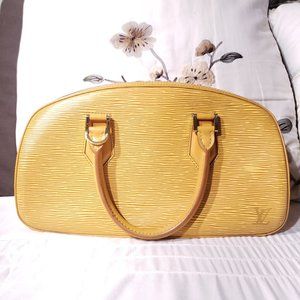 Louis Vuitton Jasmine Tassil Yellow Epi Leather Handbag